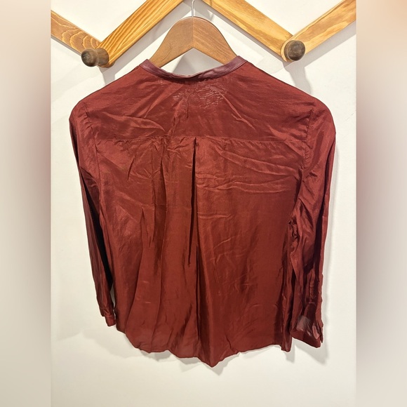 🌟MASSIMO DUTTI 🌟 Mulberry Silk Blouse - Picture 3 of 8